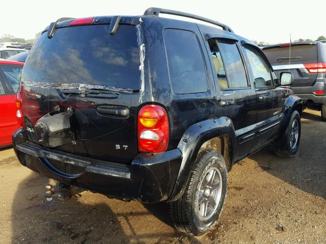 1J8GL38K33W567522 - 2003 JEEP LIBERTY RE BLACK photo 4