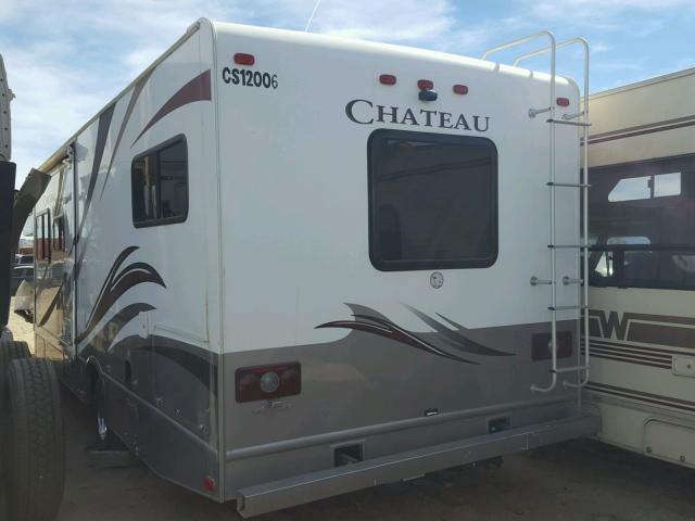 1FDXE4FS6CDA47011 - 2012 THOR CHATEAU SE WHITE photo 3