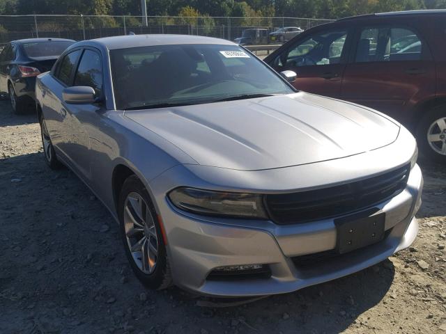 2C3CDXHG4GH138923 - 2016 DODGE CHARGER SX SILVER photo 1