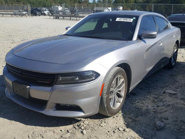 2C3CDXHG4GH138923 - 2016 DODGE CHARGER SX SILVER photo 2