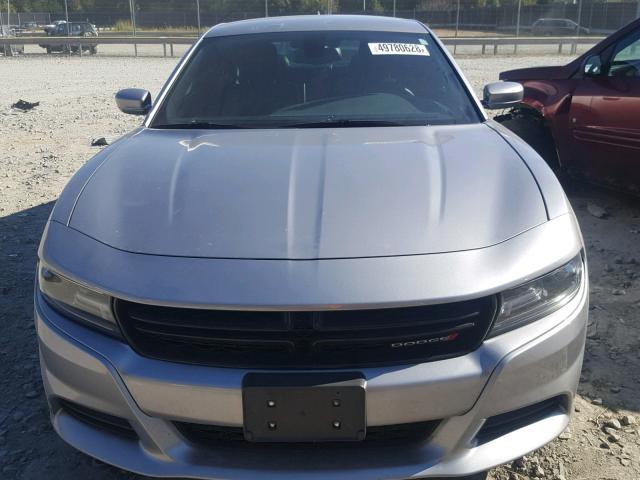 2C3CDXHG4GH138923 - 2016 DODGE CHARGER SX SILVER photo 9