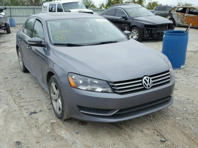 1VWBP7A39DC018407 - 2013 VOLKSWAGEN PASSAT SE GRAY photo 1