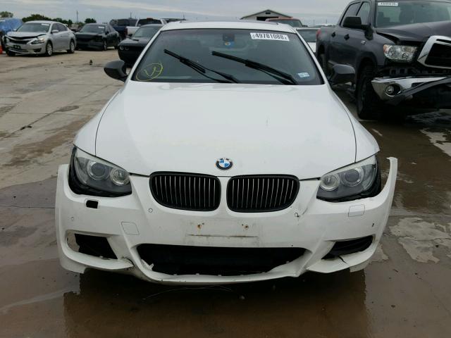 WBAKG1C57DJ217589 - 2013 BMW 335 I SULE WHITE photo 9