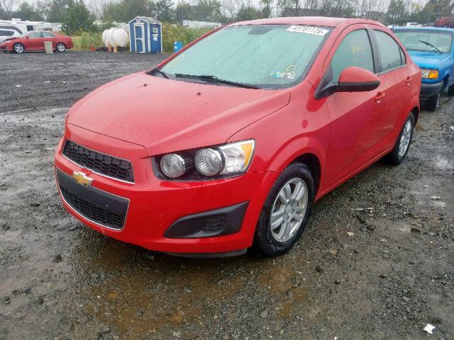 1G1JB5SH6C4112869 - 2012 CHEVROLET SONIC LS 红色 照片 2