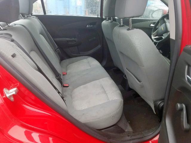 1G1JB5SH6C4112869 - 2012 CHEVROLET SONIC LS 红色 照片 6