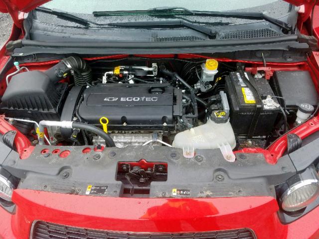 1G1JB5SH6C4112869 - 2012 CHEVROLET SONIC LS 红色 照片 7