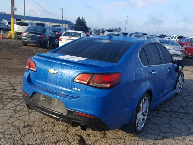 6G3F15RW0FL115235 - 2015 CHEVROLET SS BLUE photo 4