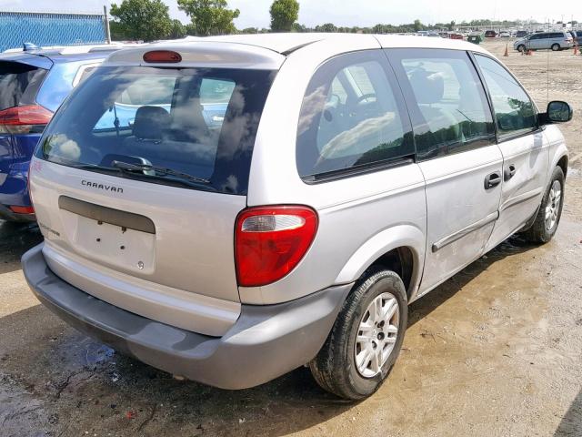 1D4GP25B56B750557 - 2006 DODGE CARAVAN SE SILVER photo 4