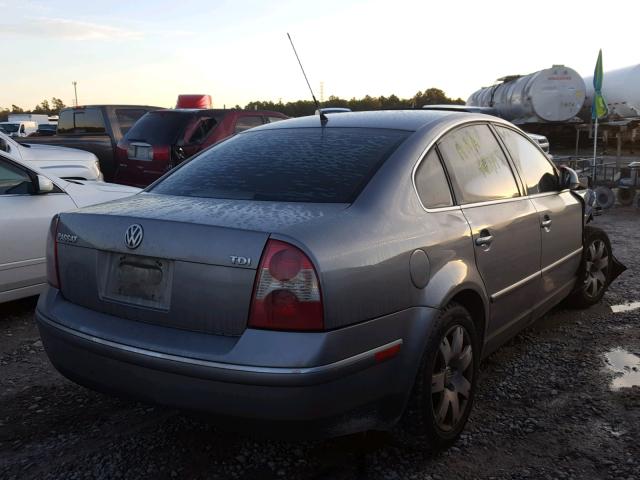 WVWAE63B55E061604 - 2005 VOLKSWAGEN PASSAT GLS GRAY photo 4