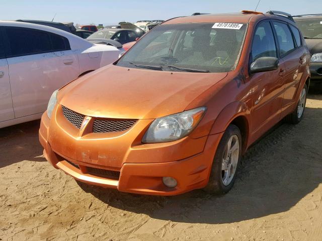 5Y2SL62844Z440102 - 2004 PONTIAC VIBE ORANGE photo 2