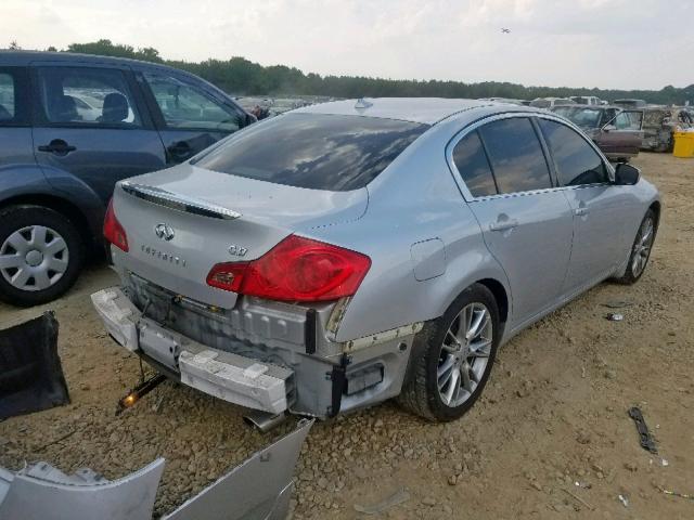 JNKCV61E29M304754 - 2009 INFINITI G37 BASE SILVER photo 4