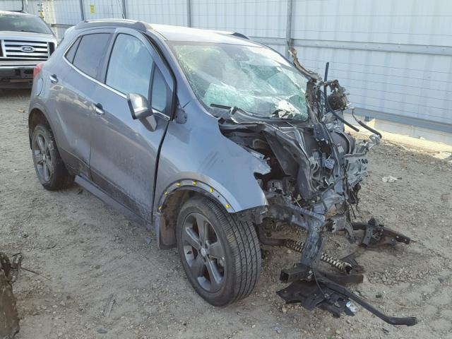 KL4CJASB8EB701969 - 2014 BUICK ENCORE GRAY photo 1