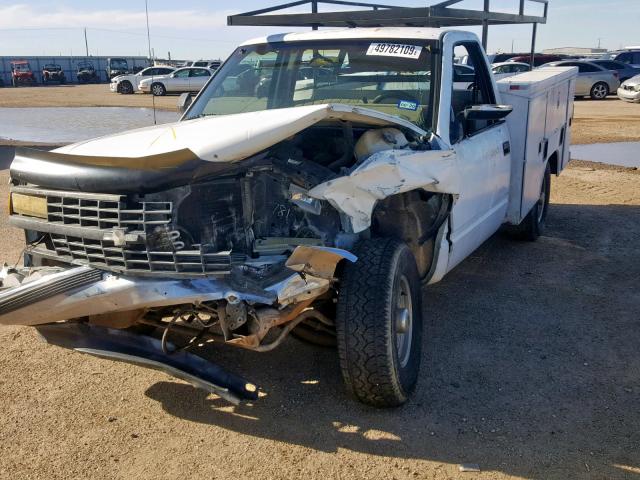 1GDGC24K8KE505525 - 1989 GMC SIERRA C25 WHITE photo 2