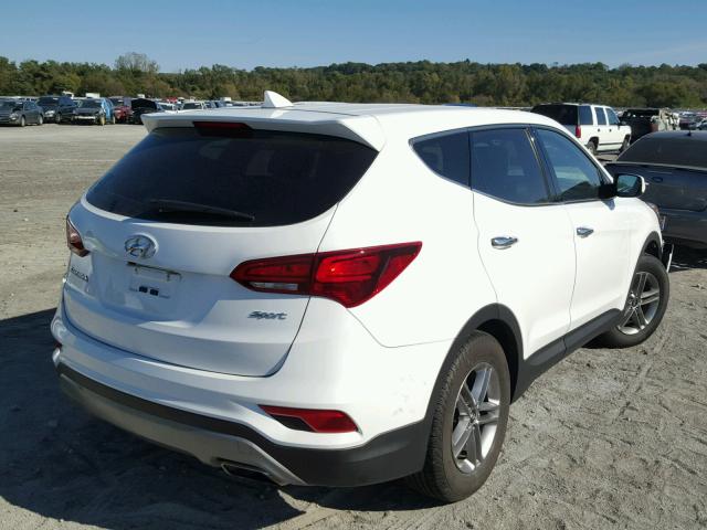 5XYZT3LB0HG405083 - 2017 HYUNDAI SANTA FE S WHITE photo 4