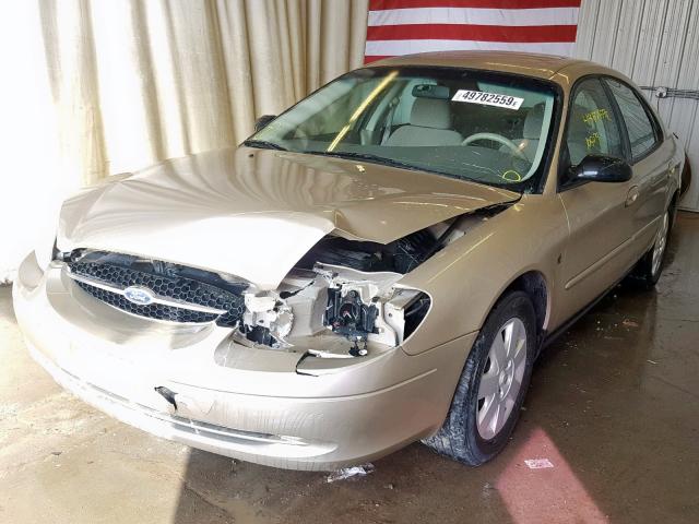 1FAFP522X1G218723 - 2001 FORD TAURUS LX GOLD photo 2