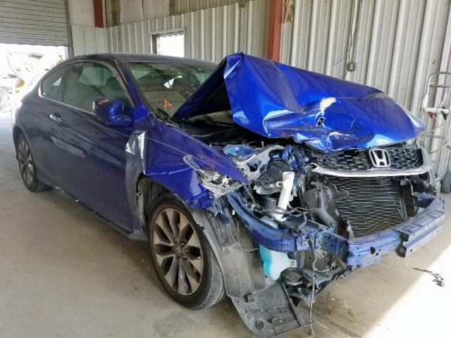 1HGCT1B81FA010666 - 2015 HONDA ACCORD EXL BLUE photo 1