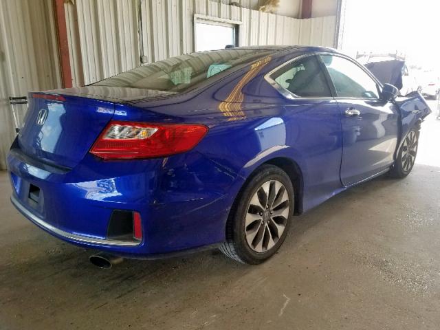 1HGCT1B81FA010666 - 2015 HONDA ACCORD EXL BLUE photo 4