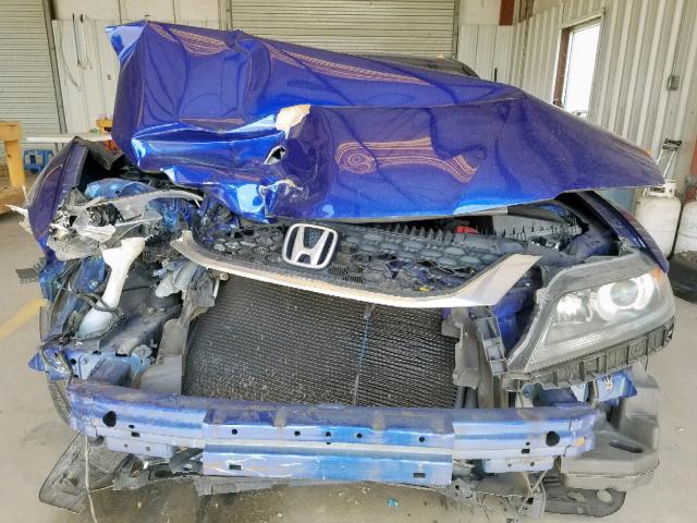 1HGCT1B81FA010666 - 2015 HONDA ACCORD EXL BLUE photo 7