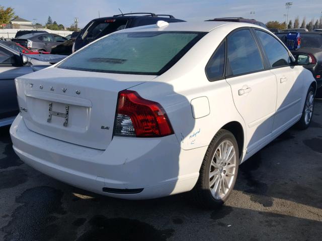 YV1MS390492444560 - 2009 VOLVO S40 2.4I WHITE photo 4