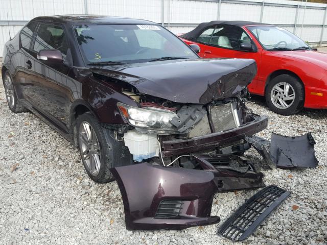 JTKJF5C74B3007942 - 2011 TOYOTA SCION TC 紫色 照片 1