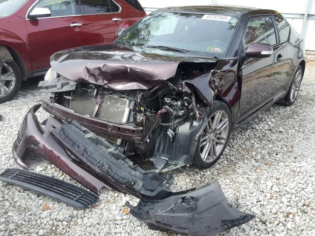 JTKJF5C74B3007942 - 2011 TOYOTA SCION TC 紫色 照片 2