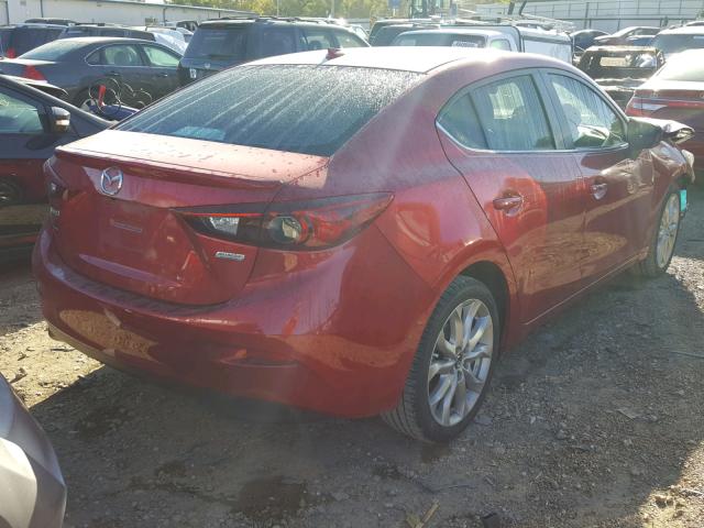 JM1BM1V38F1227378 - 2015 MAZDA 3 TOURING RED photo 4