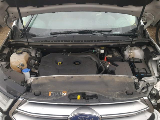 2FMTK4J9XFBC30451 - 2015 FORD EDGE SEL SILVER photo 7