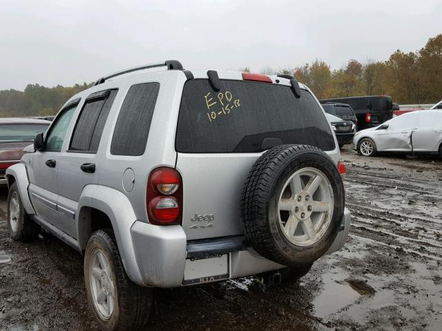 1J4GL58K26W108032 - 2006 JEEP LIBERTY LI SILVER photo 3