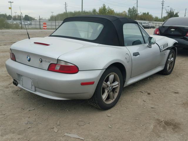 WBACN33471LM01895 - 2001 BMW Z3 2.5 SILVER photo 4