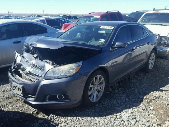 1G11E5SA8DF203092 - 2013 CHEVROLET MALIBU 2LT BLUE photo 2