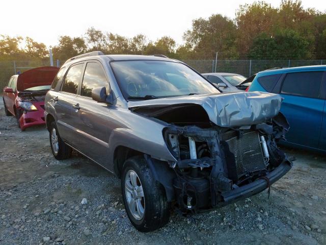 KNDJF724697555129 - 2009 KIA SPORTAGE L GRAY photo 1