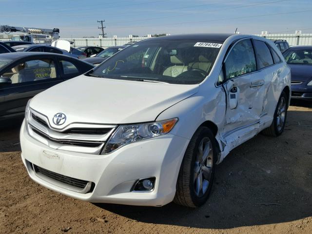 4T3BK3BB6EU098733 - 2014 TOYOTA VENZA LE WHITE photo 2