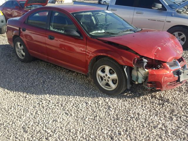 1B3EL36T74N116841 - 2004 DODGE STRATUS SE RED photo 1