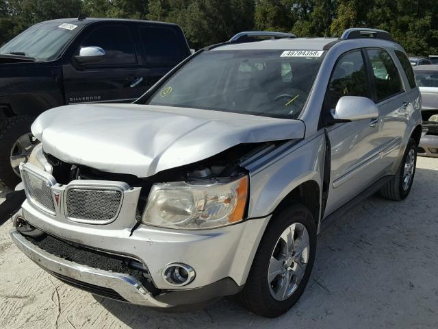 2CKDL33F596236960 - 2009 PONTIAC TORRENT SILVER photo 2