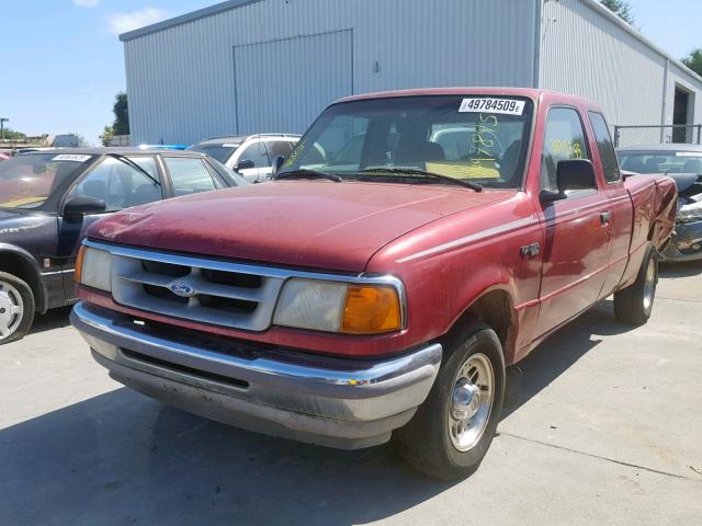 1FTCR14A6SPA08061 - 1995 FORD RANGER SUP RED photo 2