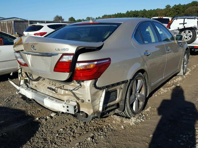 JTHBL5EF4B5104702 - 2011 LEXUS LS 460 SILVER photo 4