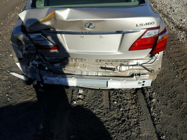 JTHBL5EF4B5104702 - 2011 LEXUS LS 460 SILVER photo 9