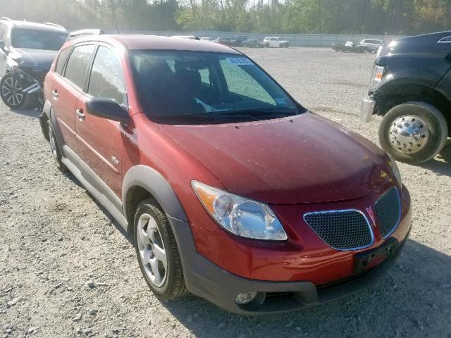 5Y2SL65848Z414309 - 2008 PONTIAC VIBE RED photo 1