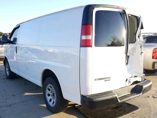 1GCSGAF44E1201180 - 2014 CHEVROLET EXPRESS G1 WHITE photo 3