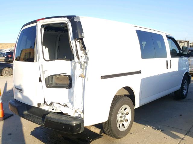 1GCSGAF44E1201180 - 2014 CHEVROLET EXPRESS G1 WHITE photo 4