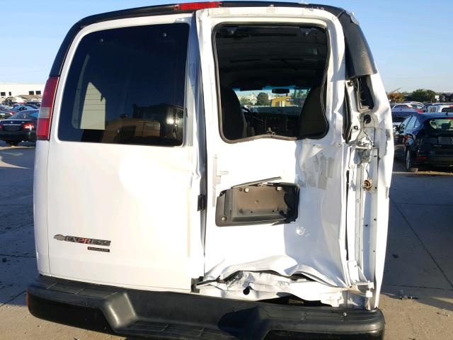 1GCSGAF44E1201180 - 2014 CHEVROLET EXPRESS G1 WHITE photo 9