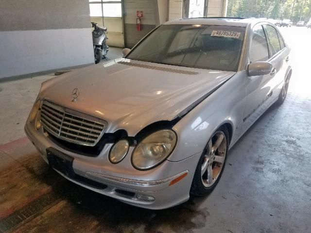 WDBUF83J64X162486 - 2004 MERCEDES-BENZ E 500 4MAT SILVER photo 2