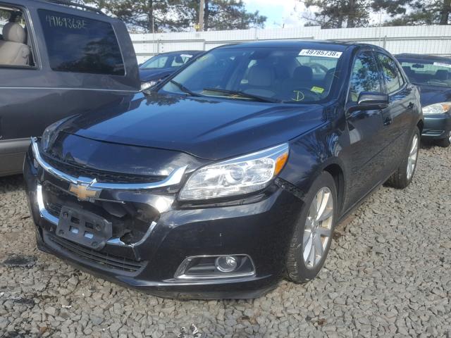 1G11E5SX2FF173921 - 2015 CHEVROLET MALIBU 2LT BLACK photo 2