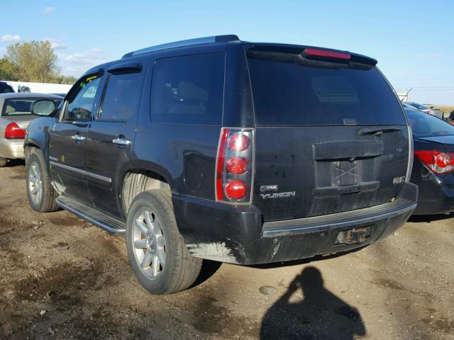 1GKFK03259J101077 - 2009 GMC YUKON DENA BLACK photo 3