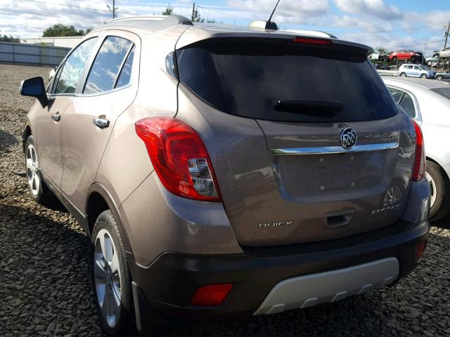 KL4CJESB2FB180224 - 2015 BUICK ENCORE BROWN photo 3