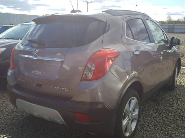 KL4CJESB2FB180224 - 2015 BUICK ENCORE BROWN photo 4