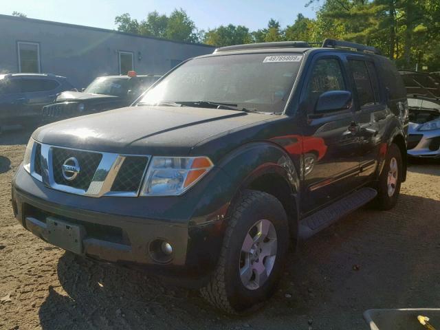 5N1AR18W67C627783 - 2007 NISSAN PATHFINDER BLACK photo 2