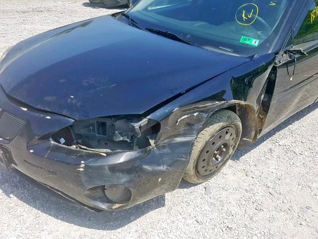 2G2WP552681108348 - 2008 PONTIAC GRAND PRIX BLACK photo 10