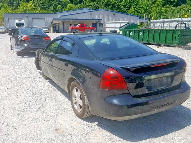 2G2WP552681108348 - 2008 PONTIAC GRAND PRIX BLACK photo 3