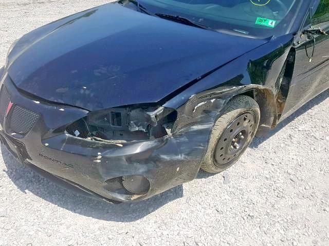 2G2WP552681108348 - 2008 PONTIAC GRAND PRIX BLACK photo 9